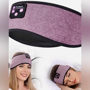 Fulext Bluetooth Headband Headphones Sleep Sports Yoga Bluetooth Purple NIB